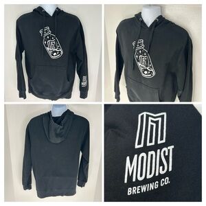 Modist Brewing Minneapolis Minnesota Craft Beer Hoodie Mens Medium‎ Sweatshirt
